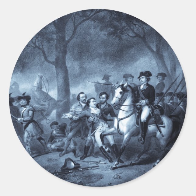 autocollants "Washington comme soldat" (sélénium) (Devant)