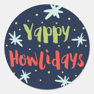 Autocollants Yappy de vacances de Howlidays