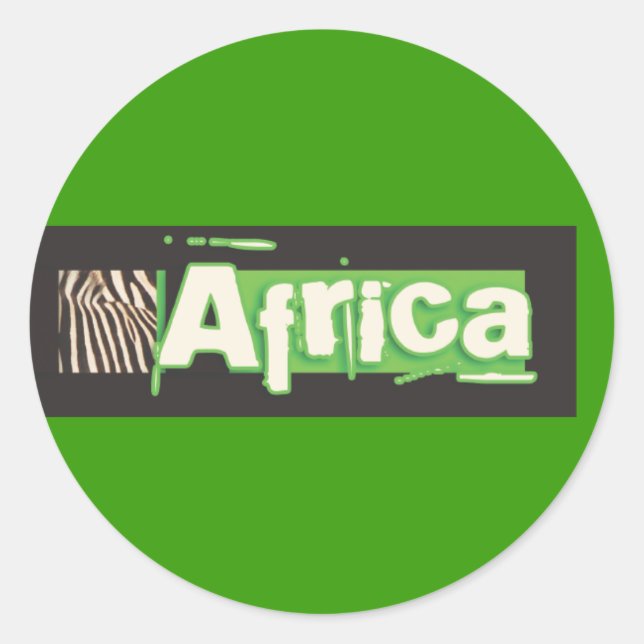 Autocollants Zebra Africa (Devant)