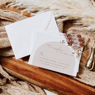 Automautomne choix repas choix mariage RSVP carte