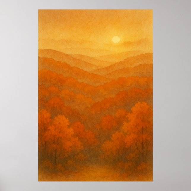Automne 6, Amber Horizon, Impression saisonnière (Devant)