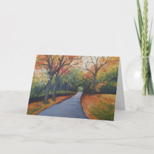 Automne à la carte de voeux de Woodlawn