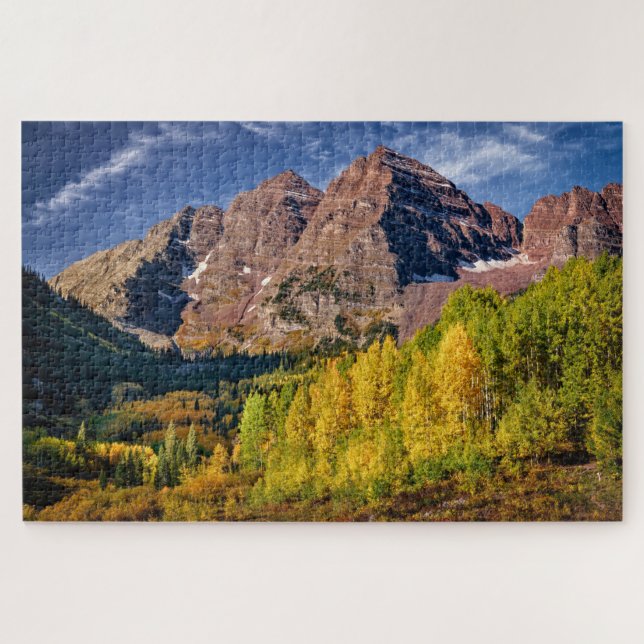 Automne à Maroon Bells 1000 Piece Puzzle (Horizontal)