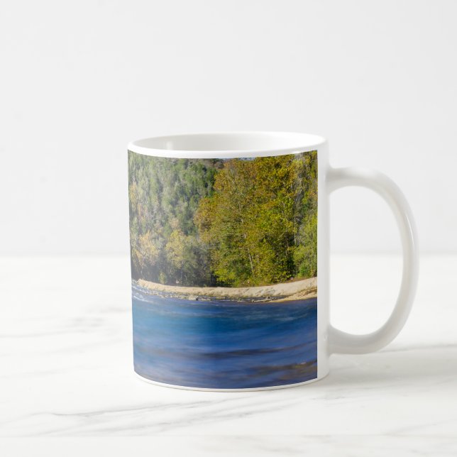 Automne À North Fork Café Mug (Droite)