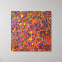 Automne Abstrait Acrylique moderne toile d'art