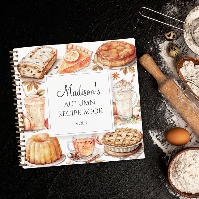 Automne Aquarelle Automne Recette Livre de recette (In situ)