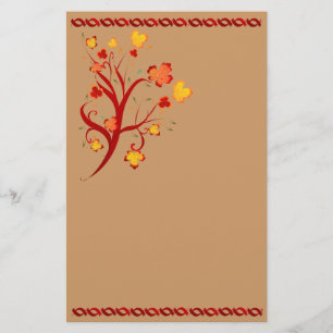 Automne Arbre Design papeterie