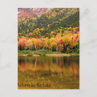 Automne au bord du lac Carte postale