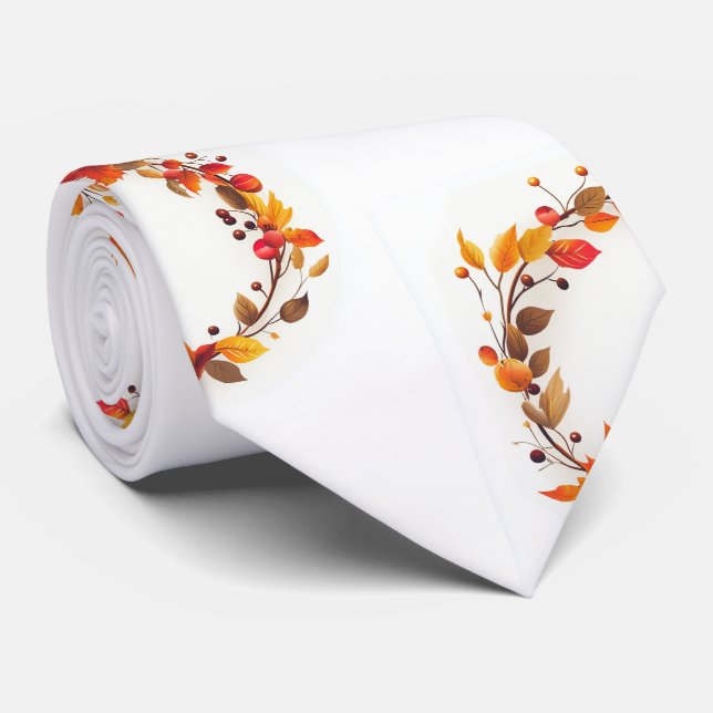Automne Automne Bon thanksgiving de cravate (Roulé)