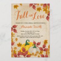 Automne Automne nuptiale invitation de douche nupt