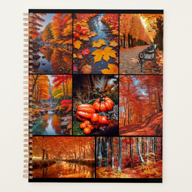 Automne Automne Paysage Photo Collage Art (Devant)