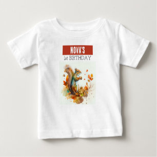 Automne / Autumn Vibes Squirrel - T-shirt d'annive