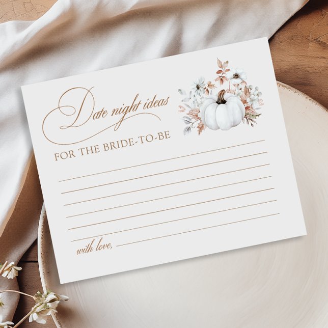 Automne Blanc Citrouille Fête des mariées Date Nui (Créateur téléchargé)