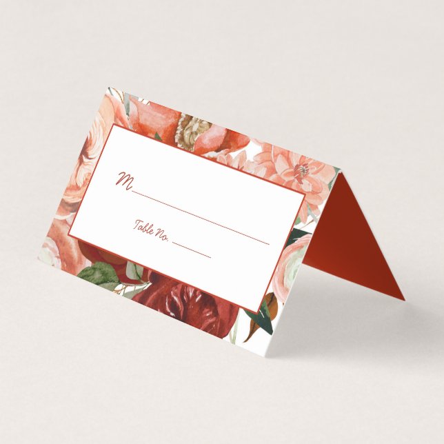 Automne Boho Floral Aquarelle  (Front)