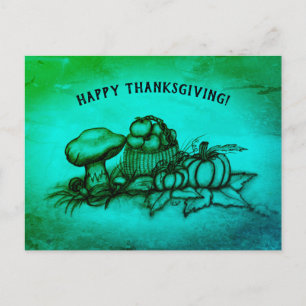 Automne, Bon thanksgiving ! Carte postale