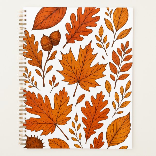 Automne Botanique - Feuilles automnales Vintages (Devant)
