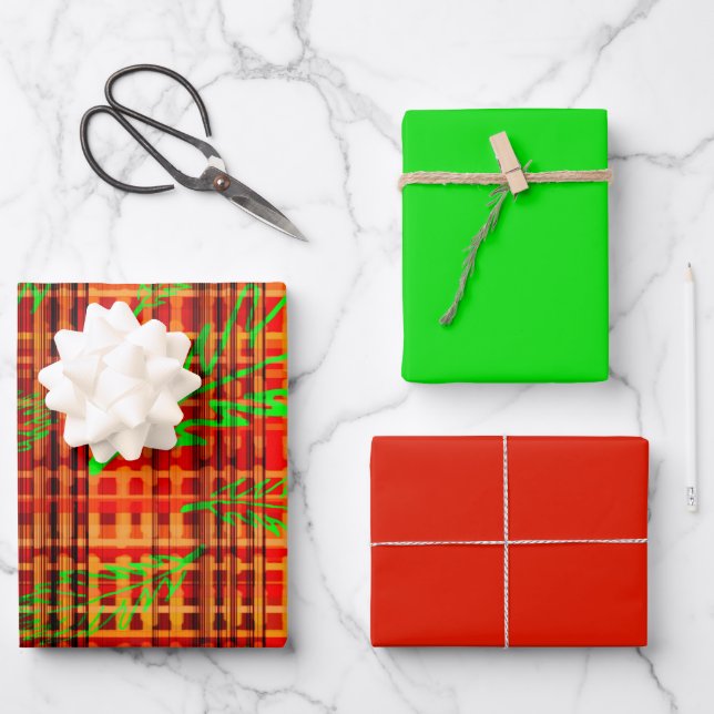 Automne Bright Fallen Feuilles Plaid (Recto)