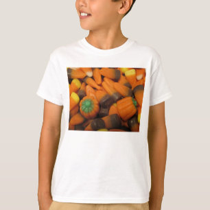 Automne Candy Corn Kids Basic T-Shirt