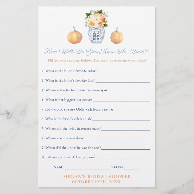 Automne Chinoiserie Qui Connaît Mariée Le Meilleur (Devant)