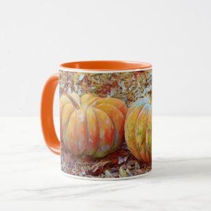 Automne Citrouille Art Mug Cup