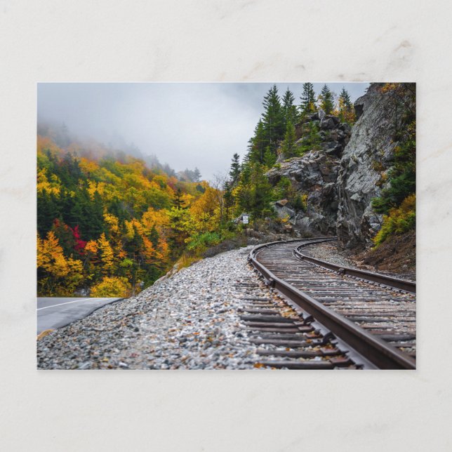 Automne dans le New Hampshire Carte postale (Devant)