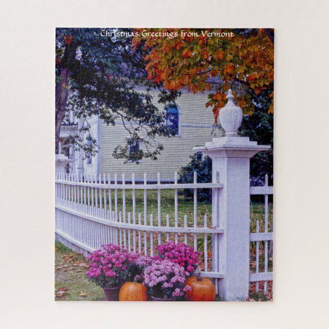 Automne dans le Vermont Jigsaw Puzzle (Vertical)