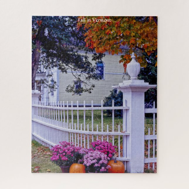 Automne dans le Vermont Puzzle (Vertical)