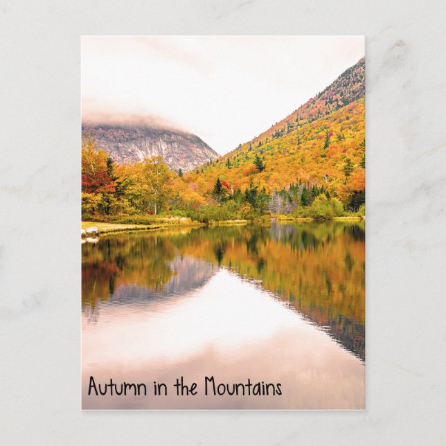Automne dans les montagnes Carte postale (Devant)