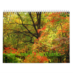 Automne de calendrier dans l'Ozarks