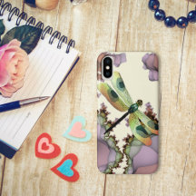 Automne Dragonfly iPhone X Coque