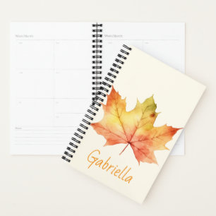 Automne élégant aquarelle florale personnalisée