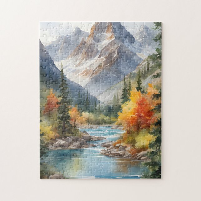 Automne en Montagne Puzzles (Vertical)