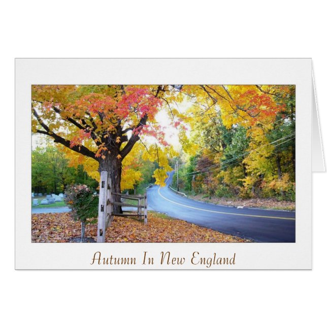 Automne En Nouvelle-Angleterre (Devant horizontal)