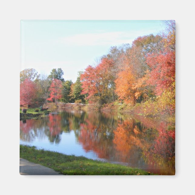 Automne en Nouvelle-Angleterre 54 ~ aimant (Devant)