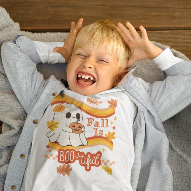 Automne est Boo-tiful - Automne est beau - Fantôme (This item is for display purposes only to illustrate the design element. )