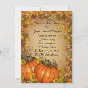 Automne faire-part de mariage "Couleurs automnales