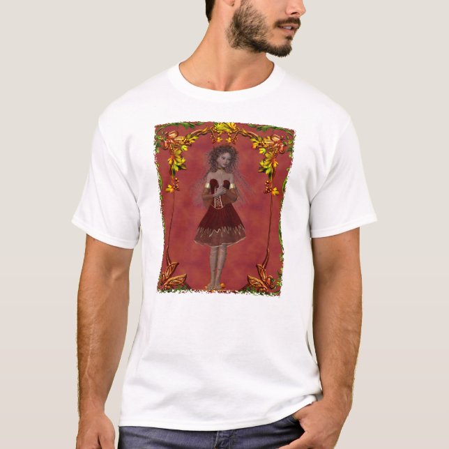 Automne Fée Design 2 - T-shirt Imaginaire (Devant)