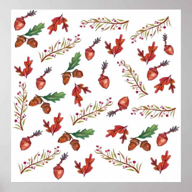 Automne, Feuille, Poster de maïs (Devant)