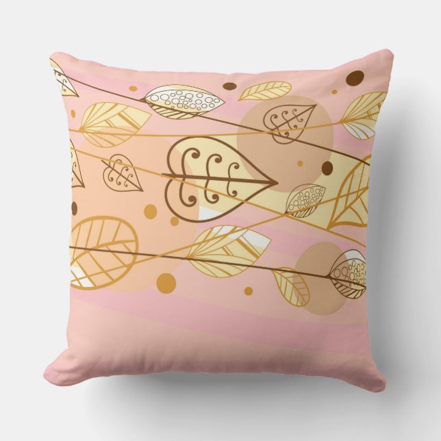 Automne Feuilles Coussin (Recto)