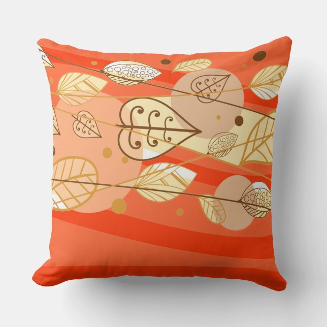 Automne Feuilles Coussin (Recto)
