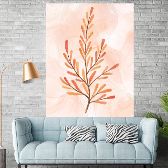 Automne Feuilles d'automne Aquarelle Poster botani (Créateur téléchargé)