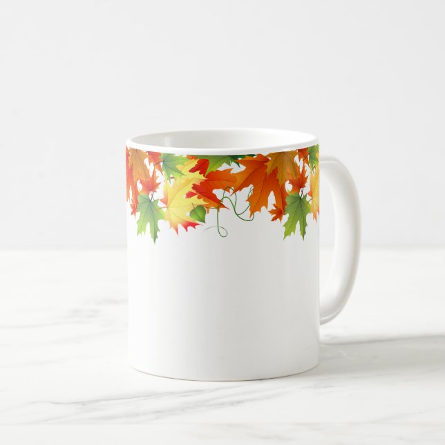 Automne Feuilles de Mug (Devant droit)