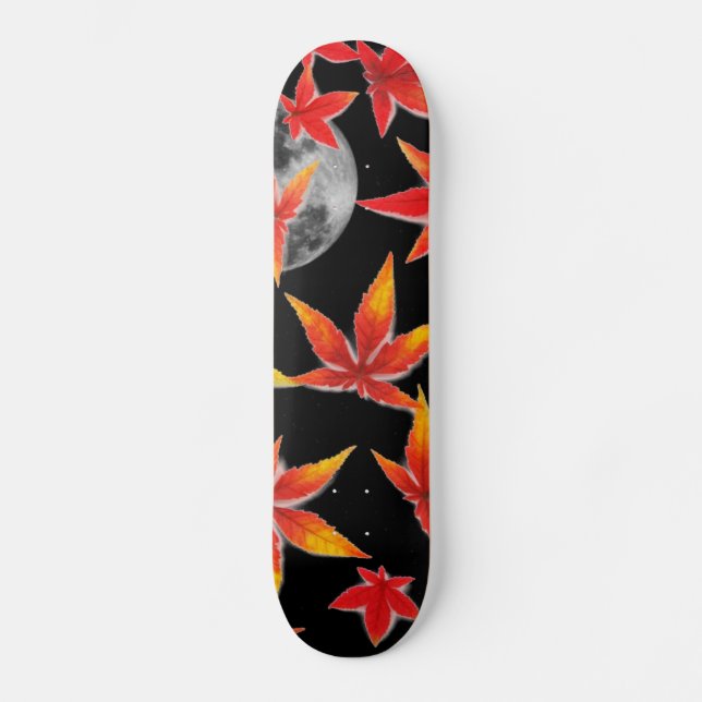 Automne Feuilles Skateboard (Recto)