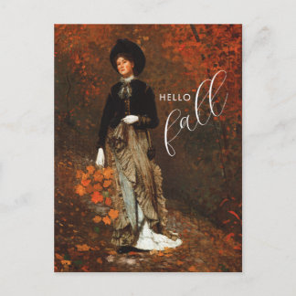 Automne Fine Art Homère Winslow Hello Fall Carte p