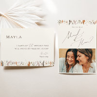 Automne Fleur sauvage Beige Photo de la carte de f