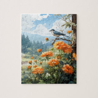 Automne Fleurs Marigold Puzzle 110 Pcs. 20,5 cm x 