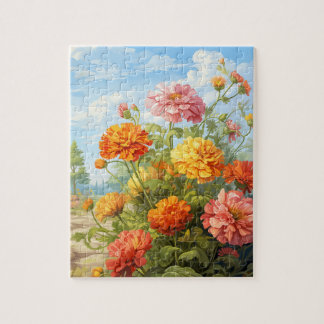 Automne Fleurs Marigold Puzzle 110 Pcs. 20,5 cm x 
