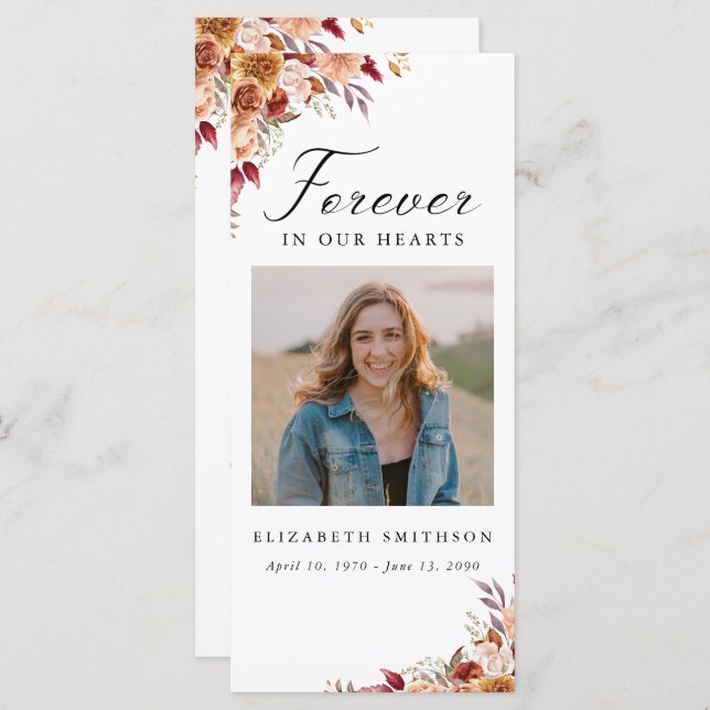 Automne Funérailles pour toujours dans nos coeurs  (Devant / Derrière)