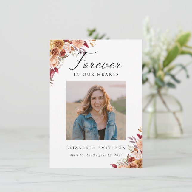 Automne Funérailles pour toujours dans nos coeurs  (Debout devant)