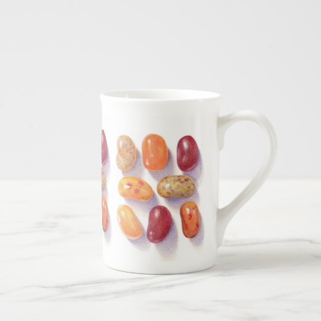 AUTOMNE JELLES HARICOTS Bone China Mug (Droite)